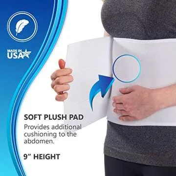NYOrtho Plush Abdominal Binder for Men and Women 75-90"