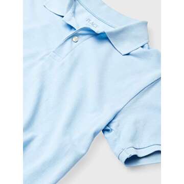 The Children's Place boys Short Sleeve Pique Polo Shirt, Brook 2 Pack, Small US