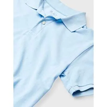 The Children's Place boys Short Sleeve Pique Polo Shirt, Brook 2 Pack, Small US