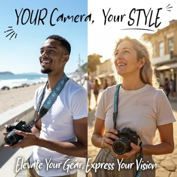 Art Tribute Camera Strap for Photographers - Stylish & Durable