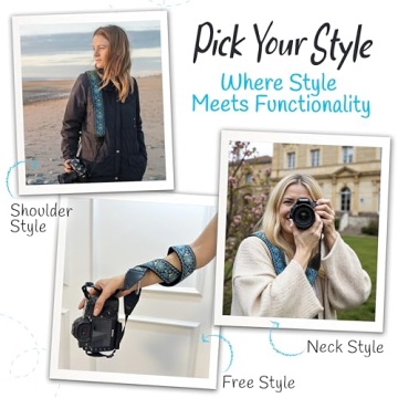 Art Tribute Camera Strap for Photographers - Stylish & Durable
