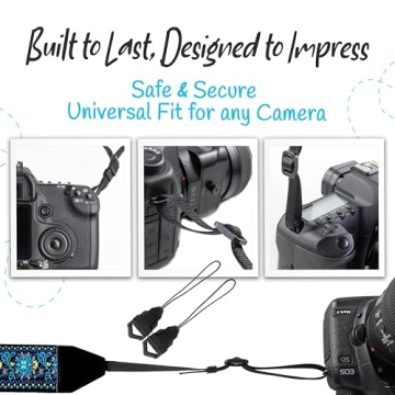 Art Tribute Camera Strap for Photographers - Stylish & Durable