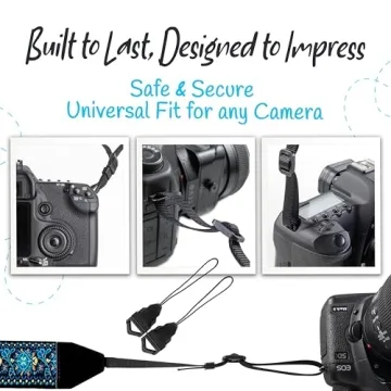 Art Tribute Camera Strap for Photographers - Stylish & Durable