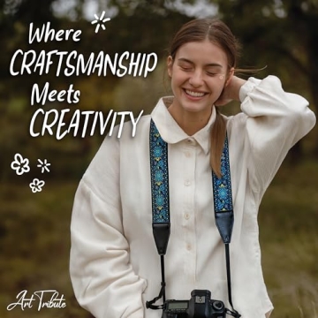 Art Tribute Camera Strap for Photographers - Stylish & Durable
