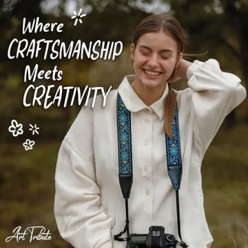 Art Tribute Camera Strap for Photographers - Stylish & Durable
