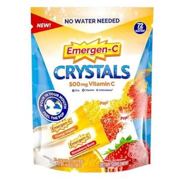 Emergen-C Crystals 500mg Vitamin C Immune Support