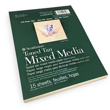 Strathmore Toned Mixed Media Paper Toned Tan 6"X8"-15 Sheets -62462206