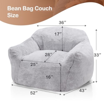 Homguava Bean Bag Couch for Unmatched Comfort and Style