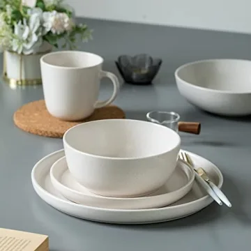 ARORA SKUGGA 16pc Stoneware Dinnerware Set for 4