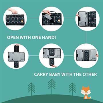 Lil Fox Portable Changing Pad for Hassle-Free Diaper Changes