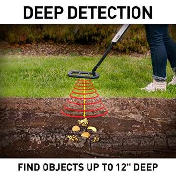 National Geographic PRO Series Metal Detector - Ultimate Treasure Hunter with Precision Pinpointer