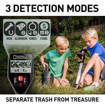 National Geographic PRO Series Metal Detector for All Ages