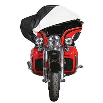 Defender Extreme Motorcycle Half Cover; Waterproof; UltraMax Fabric (DEX-RT1H)