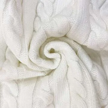 CHDBLOCK Clothing Women's V-Neck Knit Sweater Vest Solid Color Sleeveless Crop Knit Vest Sweaters (White, Large)