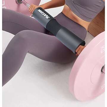 MARSVSE Barbell Pad Hip Thrust Pad Squat Pad Foam Sponge Pad for Squats, Lunges and Hip Thrusts,Provides Relief to Neck and Shoulders While Training,Suitable for The Use in The Gym