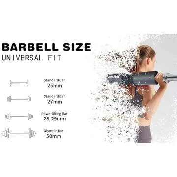 MARSVSE Barbell Pad for Comfortable Hip Thrusts and Squats