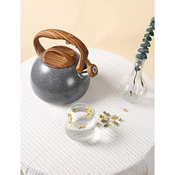 BELANKO Tea Kettle 2.7 Quart Whistling Stainless Steel Teapot