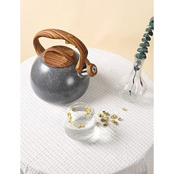 BELANKO Tea Kettle 2.7 Quart Whistling Stainless Steel Teapot