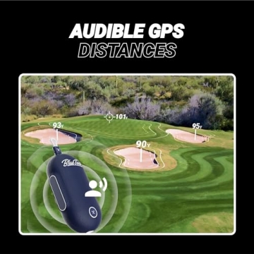 Blue Tees Golf Player Go Compact GPS Speaker with Bluetooth