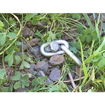 Secure 14" Lag Bolts Pack with Heavy Duty Chains