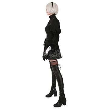 Miccostumes Women's Stunning 2B Cosplay Outfit – Leotard & Accessories