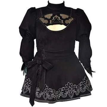 Miccostumes Women's 2B Cosplay Costume with Accessories