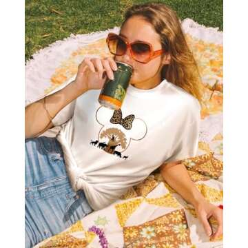 Cute Flafens Oversized Graphic Tees for Women - Stylish Short Sleeve T-Shirts