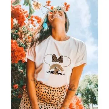 Flafens Trendy Oversized Graphic Tees for Women