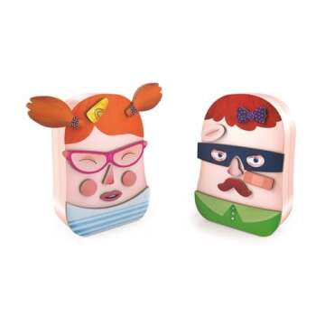 DJECO InZeBox Portraito Activity Toy, Orange