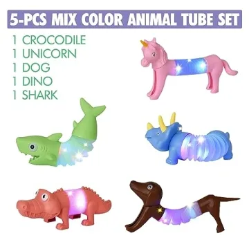 Boxgear LED Pop Tubes - Fun Sensory Toys for Toddlers