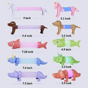 Boxgear LED Pop Tubes - Fun Sensory Toys for Toddlers