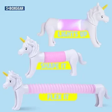 Boxgear LED Pop Tubes - Fun Sensory Toys for Toddlers