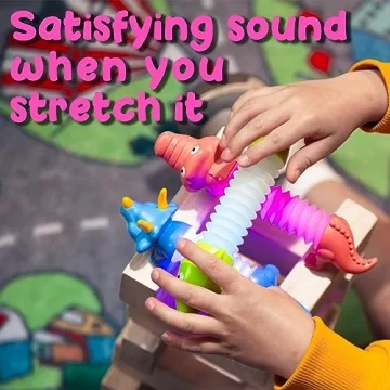 Boxgear LED Pop Tubes - Fun Sensory Toys for Toddlers