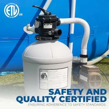 XtremepowerUS Sand Filter Pump for Above Ground Pools