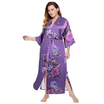 Elegant BABEYOND Women's Kimono Robe for Weddings