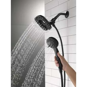 Experience Luxurious Versatility with Delta's In2ition 4-Spray Dual Shower Head