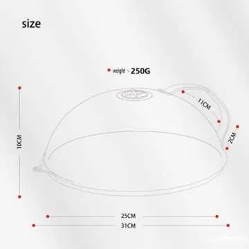 WENWELL Microwave Splatter Cover-Eco-Friendly Kitchen Essential