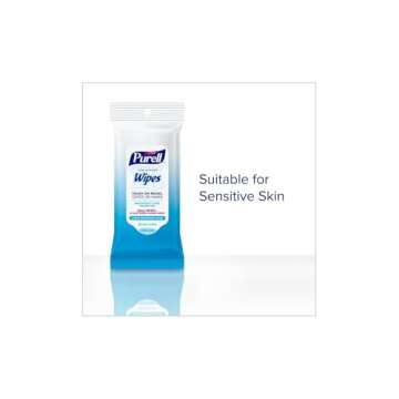 PURELL Hand Sanitizing Wipes, Clean Refreshing Scent, 20 Count Travel Pack (Pack of 12), 9124-12-CMR