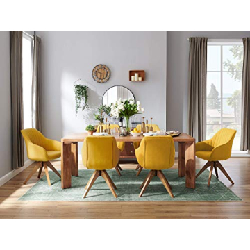 Art Leon Modern Swivel Accent Chair for Home & Office