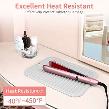 Large Silicone Heat Resistant Mat for Hot Tools