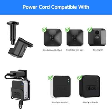 Ayotu Metal Wall Mount for Blink Outdoor 3rd Gen/XT2/XT, Weatherproof Protective Housing and 360 Deg...