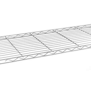 Whitmor Wire Shelving Unit, Metal Storage Shelves, Durable Heavy Duty Shelf, Easy Assembly for Pantry, Kitchen, Garage, Plant, 14" x 30" x 15"