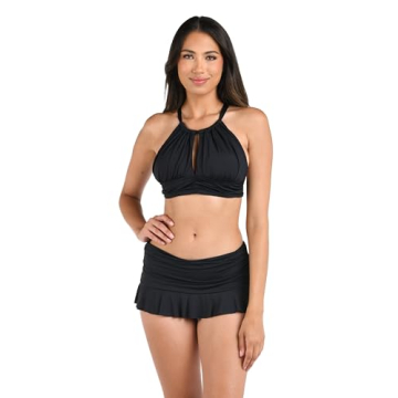 La Blanca Women’s Island Goddess High Neck Midkini Top - Stylish Swimwear for All