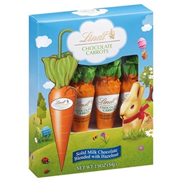 Lindt Milk Hazelnut Chocolate Carrots - Easter Treats 1.9 Oz
