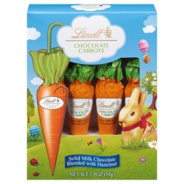 Lindt Milk Hazelnut Chocolate Carrots Easter Treats