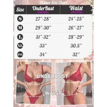 Dlsave Lace Lingerie Set for Women - Flattering & Elegant