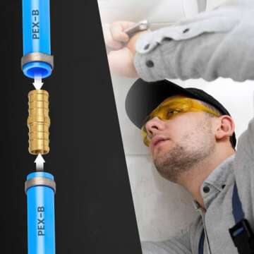 5 XFitting 3/4" PEX Male NPT Brass Elbow Fittings