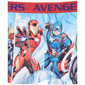 Marvel Boys Avengers With Assorted Hero Prints Including Iron Man, Hulk, Thor & More In Size 4, 6, 8...