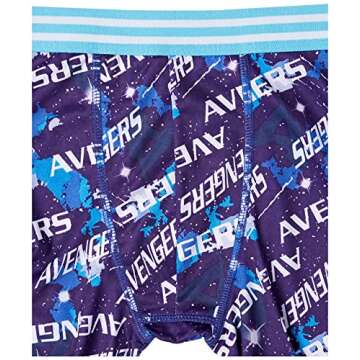 Marvel Boys Avengers With Assorted Hero Prints Including Iron Man, Hulk, Thor & More In Size 4, 6, 8, 10, 12 Boxer Briefs, 7-pack Athletic Boxer Brief - Avengers Classic, 4 US