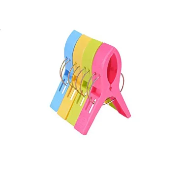 Ilyever 16 Pack Jumbo Beach Towel Clips Secure Durable